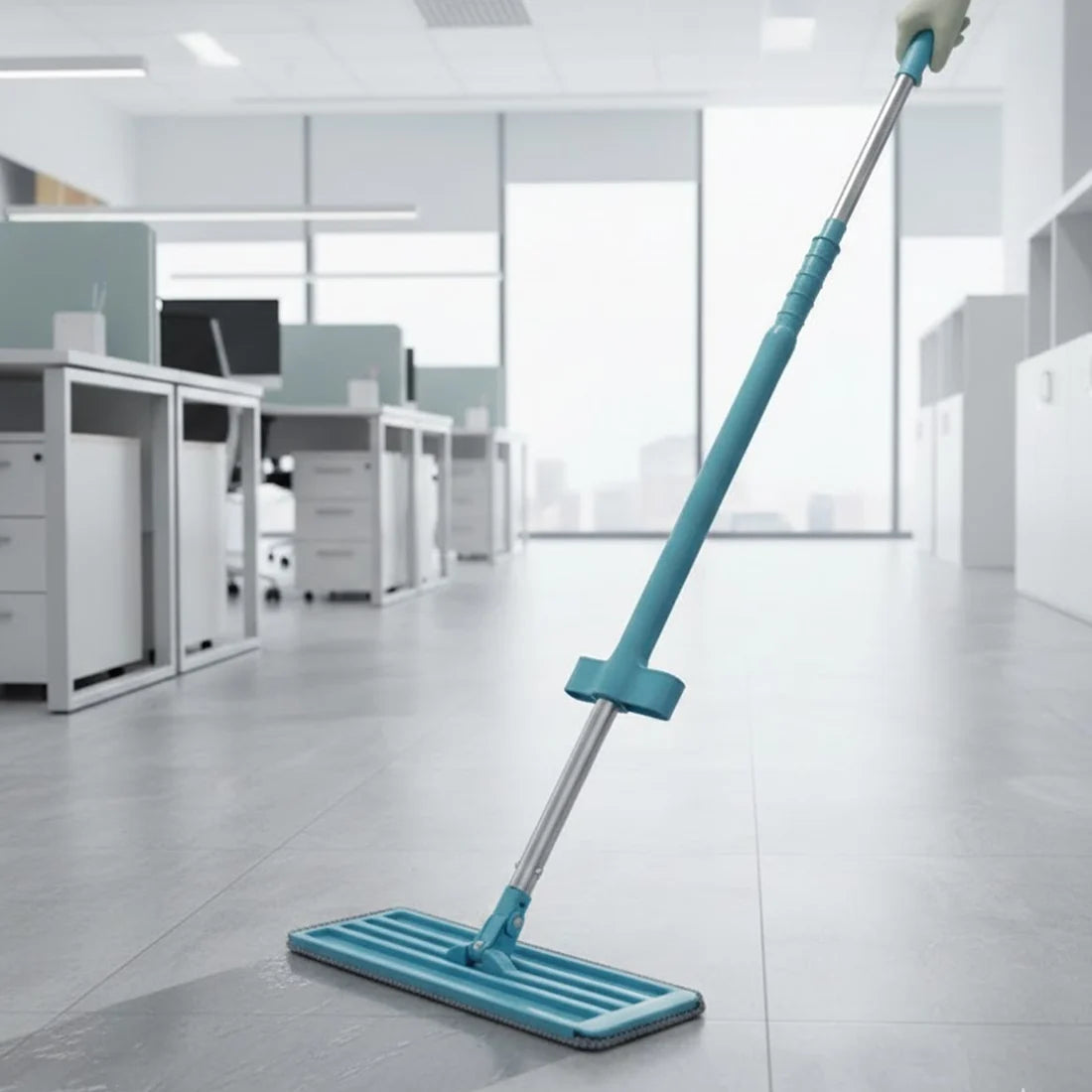 360 degree Rotation Flat Mop Floor Cleaning Microfiber Squeeze Mop Floor Clean.