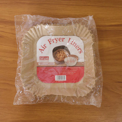 Square Air Fryer Disposable Paper Liner  (50 Pcs Set  160mmx45mm)