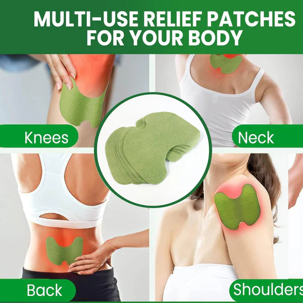 Knee Relief Patch Set  Herbal-infused Adhesive Patches (10 Pc Set)