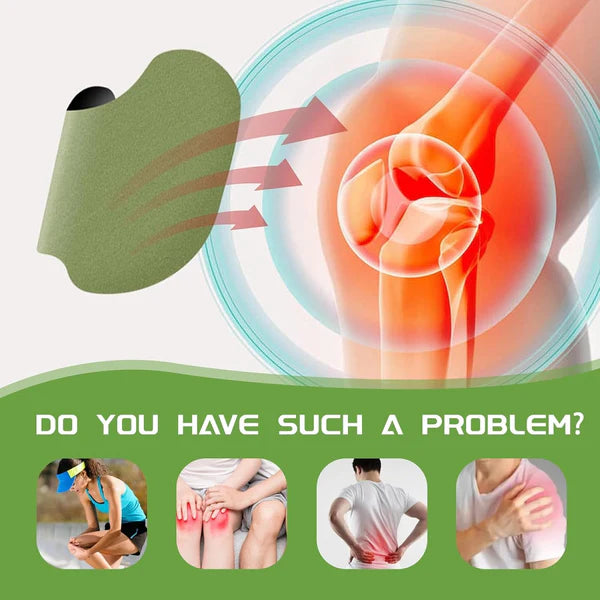 Knee Relief Patch Set  Herbal-infused Adhesive Patches (10 Pc Set)