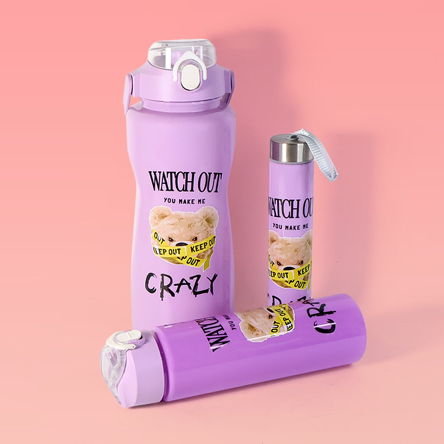 Premium Water Bottles  2000ml + 900ml + 300ml - (Set)