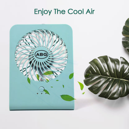 Portable Desk Fan Big Table Fan 3 Step Speed Setting Fan Personal Desk Fan Suitable For Office  School  Home Use (Battery Not Include)