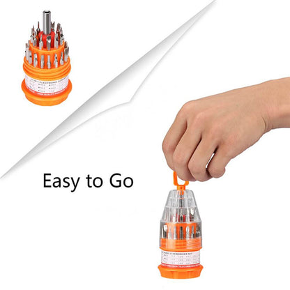 9110 (Set Of 4pc) Screwdriver Set Steel 31 In 1 With 30 Screwdriver Bits Professional Magnetic Driver Set