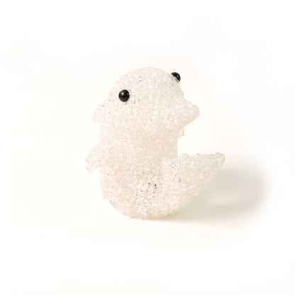 Dolphin Shape Crystal Led Night Light Lamp  Cute Glowing Animal Decorative Light (1 Pc)