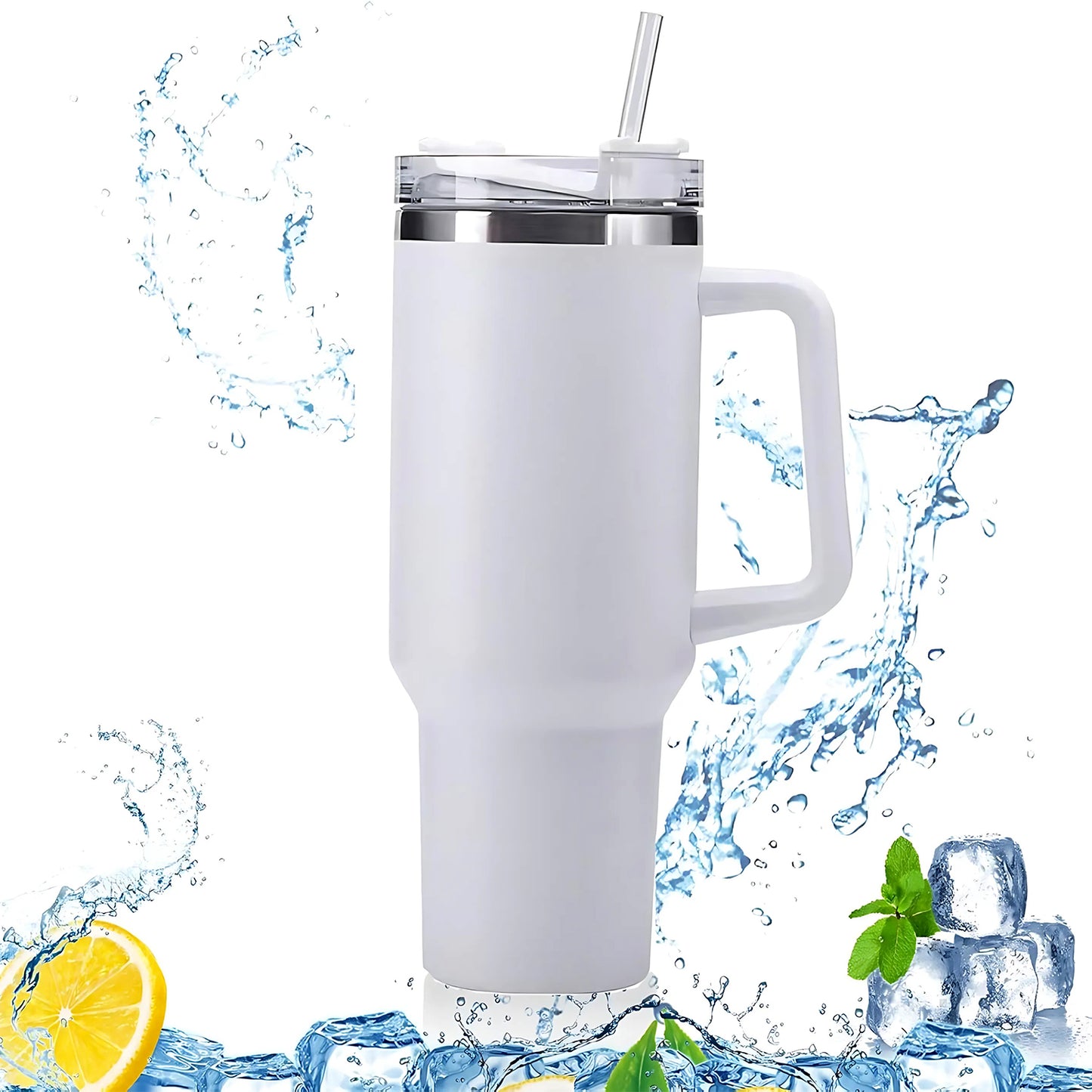 White Extra Large Insulated Travel Mug (1200ml - 1 Pc)