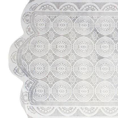 Lace-design Sofa Protector Runner - (1 Pc  132x28 Inch)