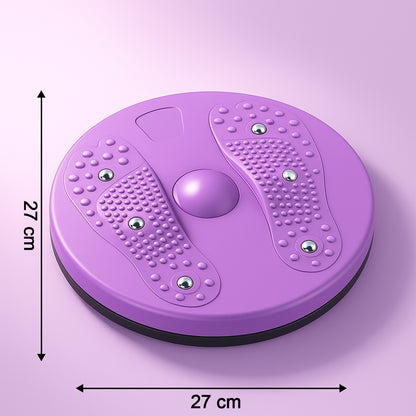 Waist Twisting Disc Portable Magnetic Body Twister Board With Acupressure Massage