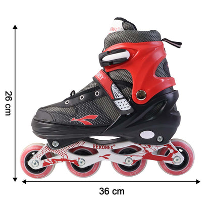 Professional Adjustable Inline Skates For Kids And Adults (Xl  1 Pair)
