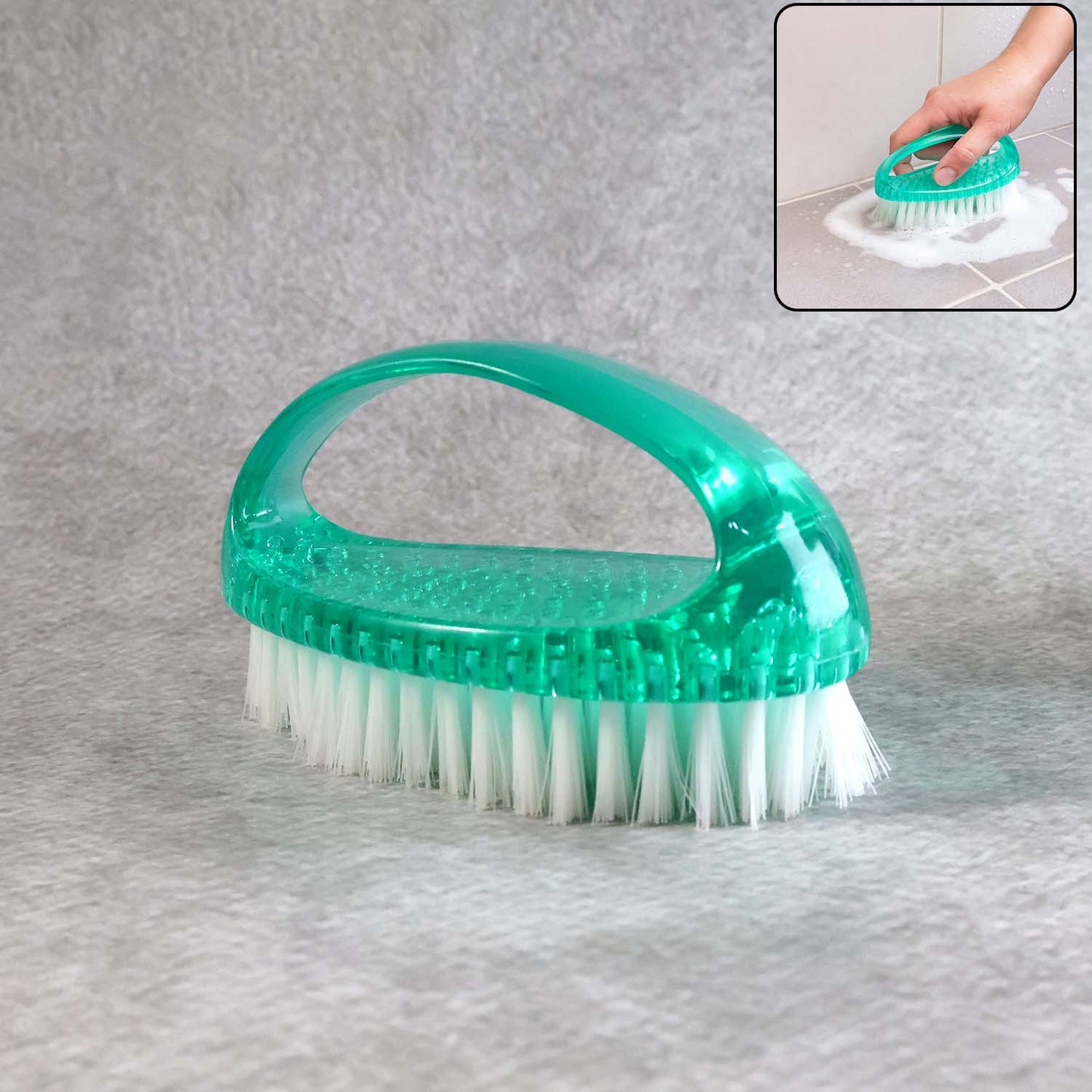 Heavy-duty Multi-purpose Cleaning Brush With Ergonomic Handle (1 Pc)
