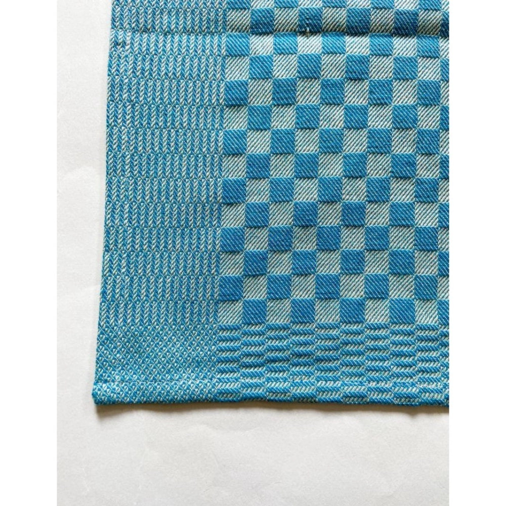 Generic Pack Of_6 Cotton Checkered Kitchen Towel Sets (Maroon, Size: 18x28 In)