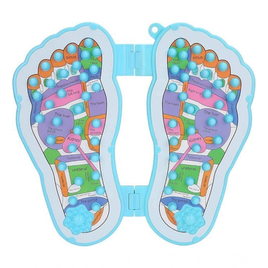 Generic Plastic Point Folding Foot Massager And Acupuncture (Blue)