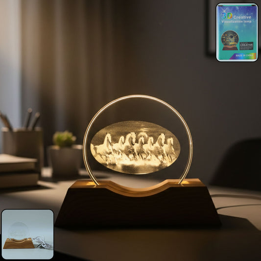 3d Crystal Led Table Lamp (1 Pc)