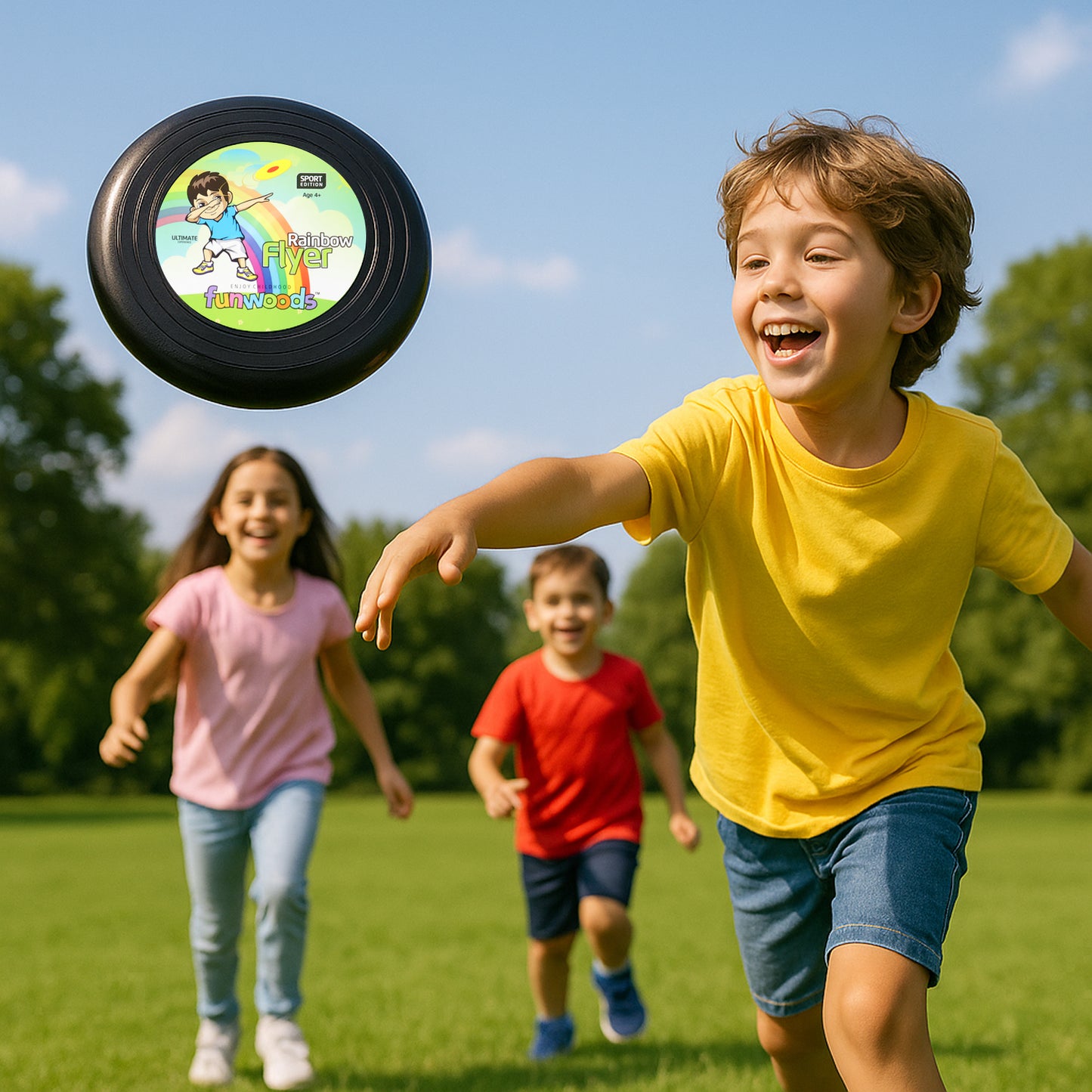 Funwoods Small Outdoor Flying Disc Throw  Catch Game Toy (1 Pc)