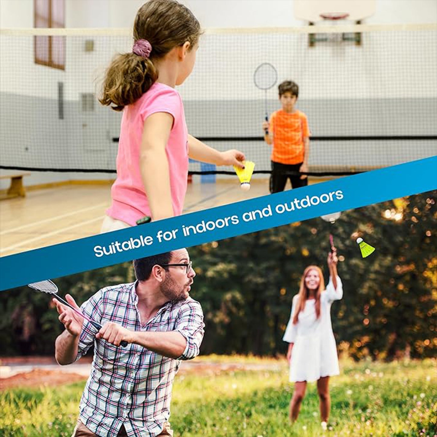 Durable Feather Shuttlecock (6 Pcs Set)