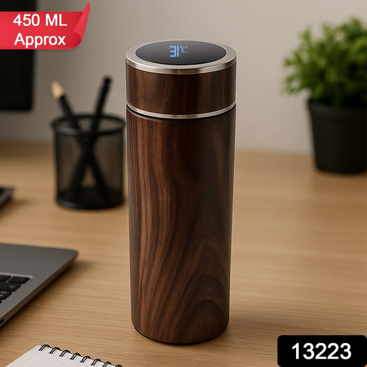 Luxury Digital Temperature Display Smart Flask  450 Ml Approx (1 Pc)
