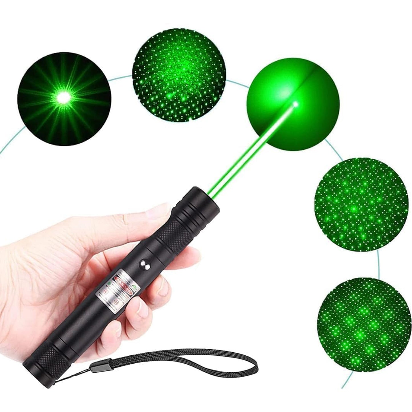 High-power Green Laser Pointer Set
