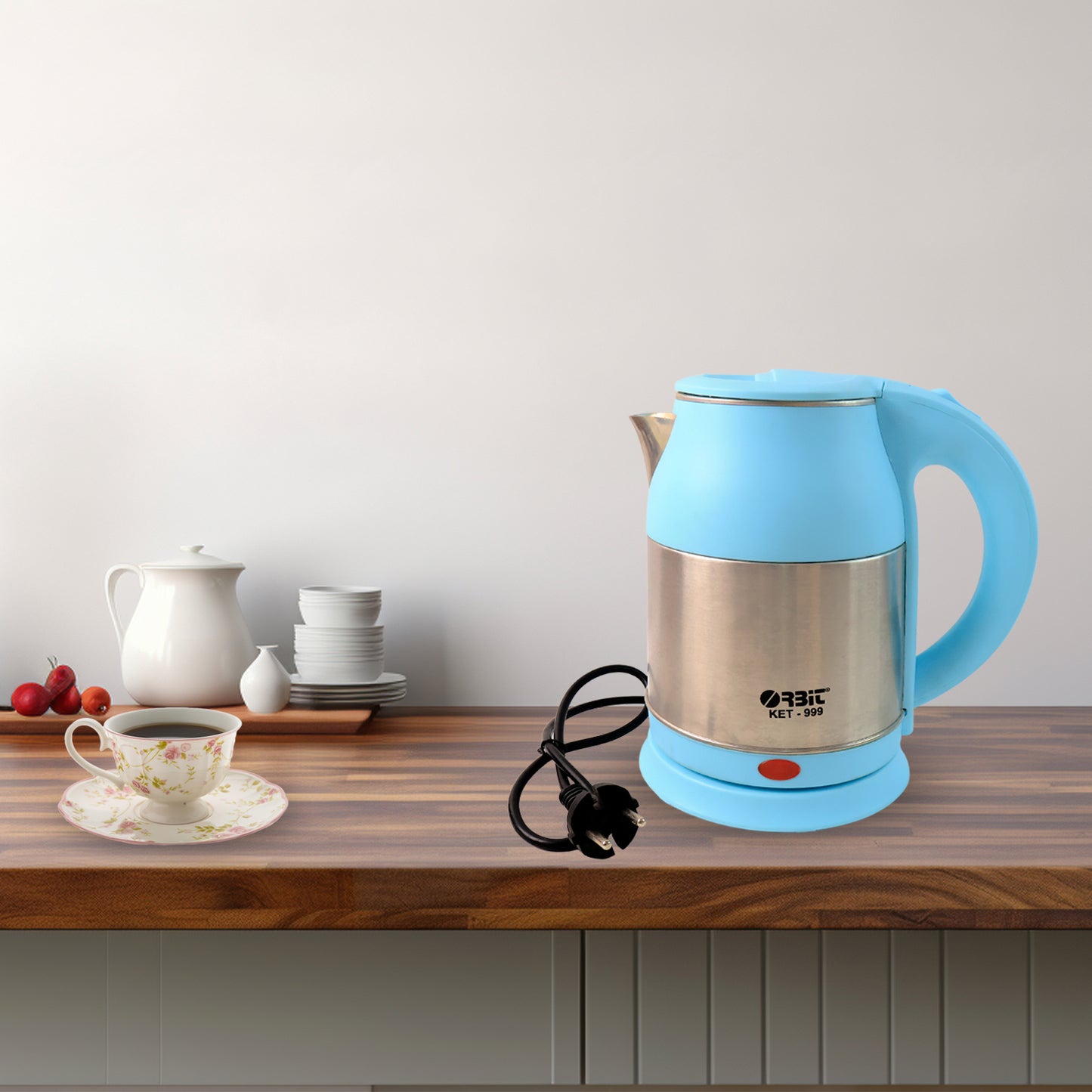 Orbit Electric Kettle With Stainless Steel Body (1 Pc  2 Ltr)