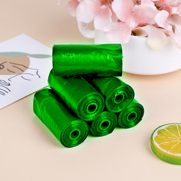 Green Compostable Corn Starch Garbage Bags (17 X 19)