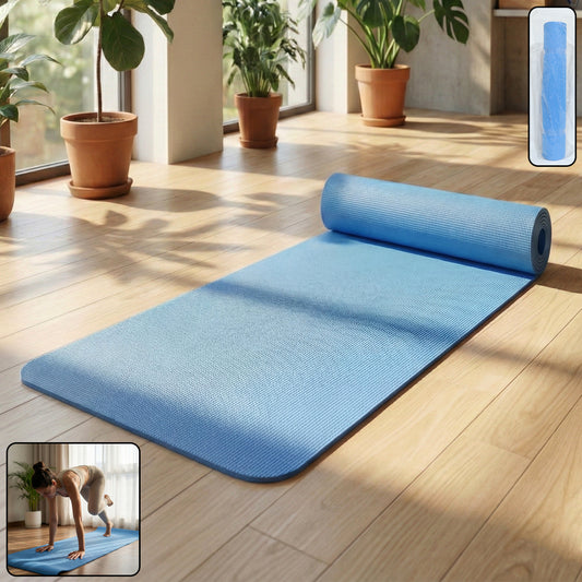 Premium Non-slip Yoga  Exercise Mat (178x60 Cm  1 Pc  Mix Color)