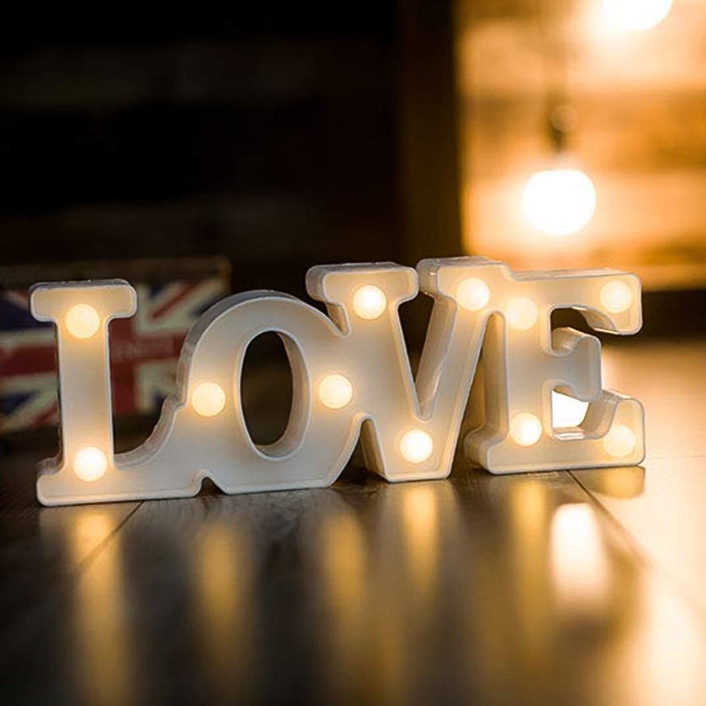 Love Shaped Led Decorative Night Light (1 Pc)