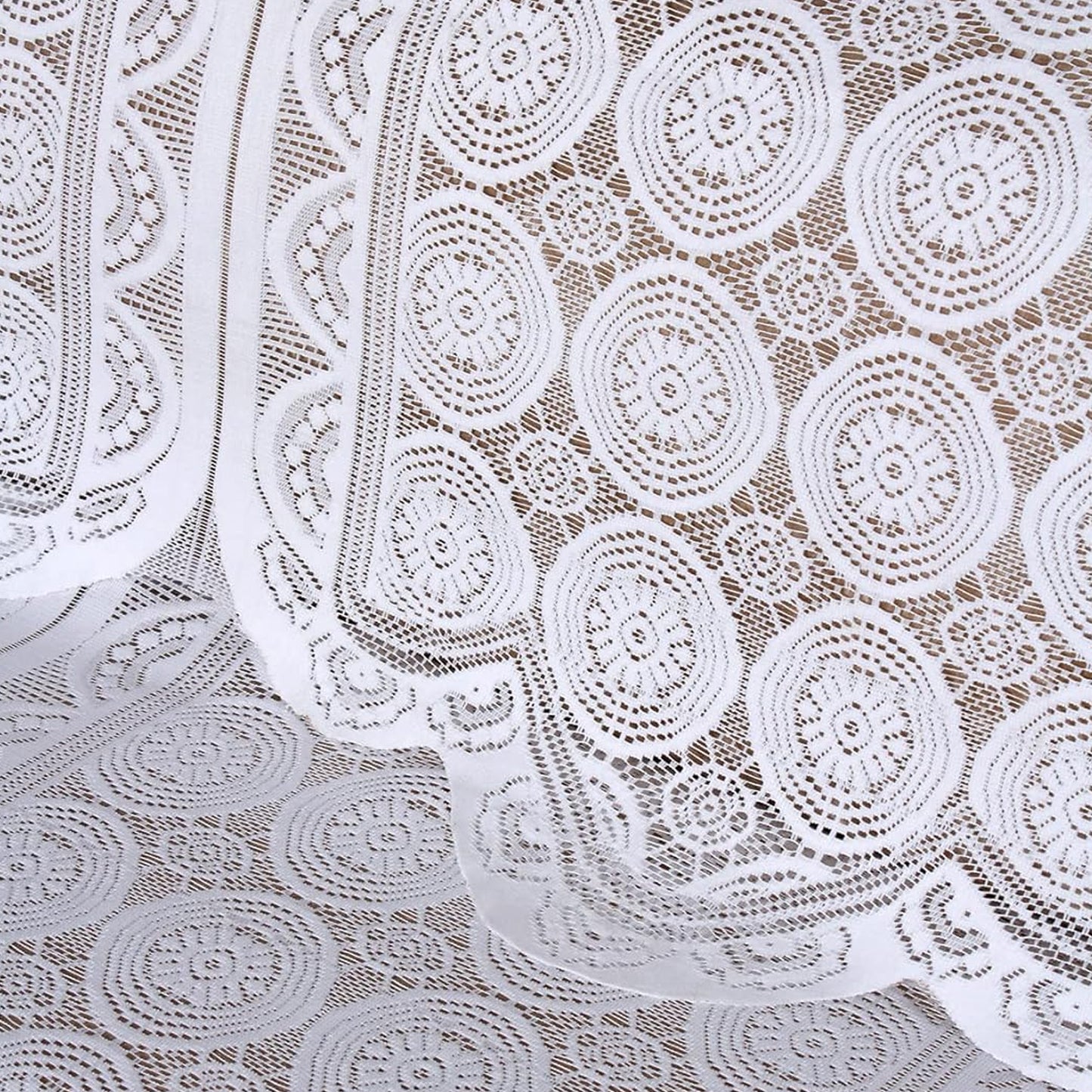 Lace-design Sofa Protector Runner - (1 Pc  132x28 Inch)