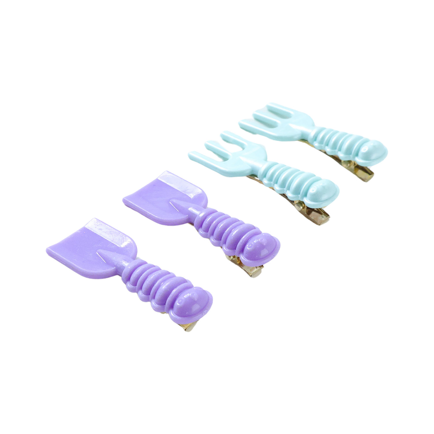 Cute Mini Tool-shape Decorative Hair Clips (4 Pc)