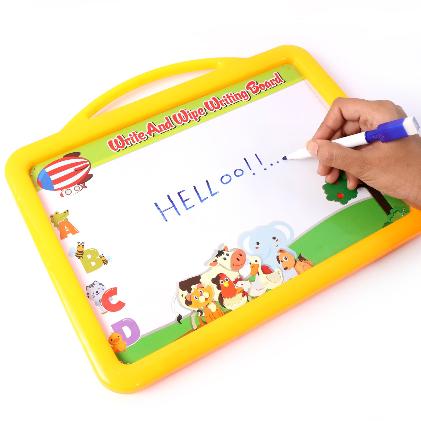 2-in-1 Kids Writing Board Set  Double-sided Whiteboard  Blackboard