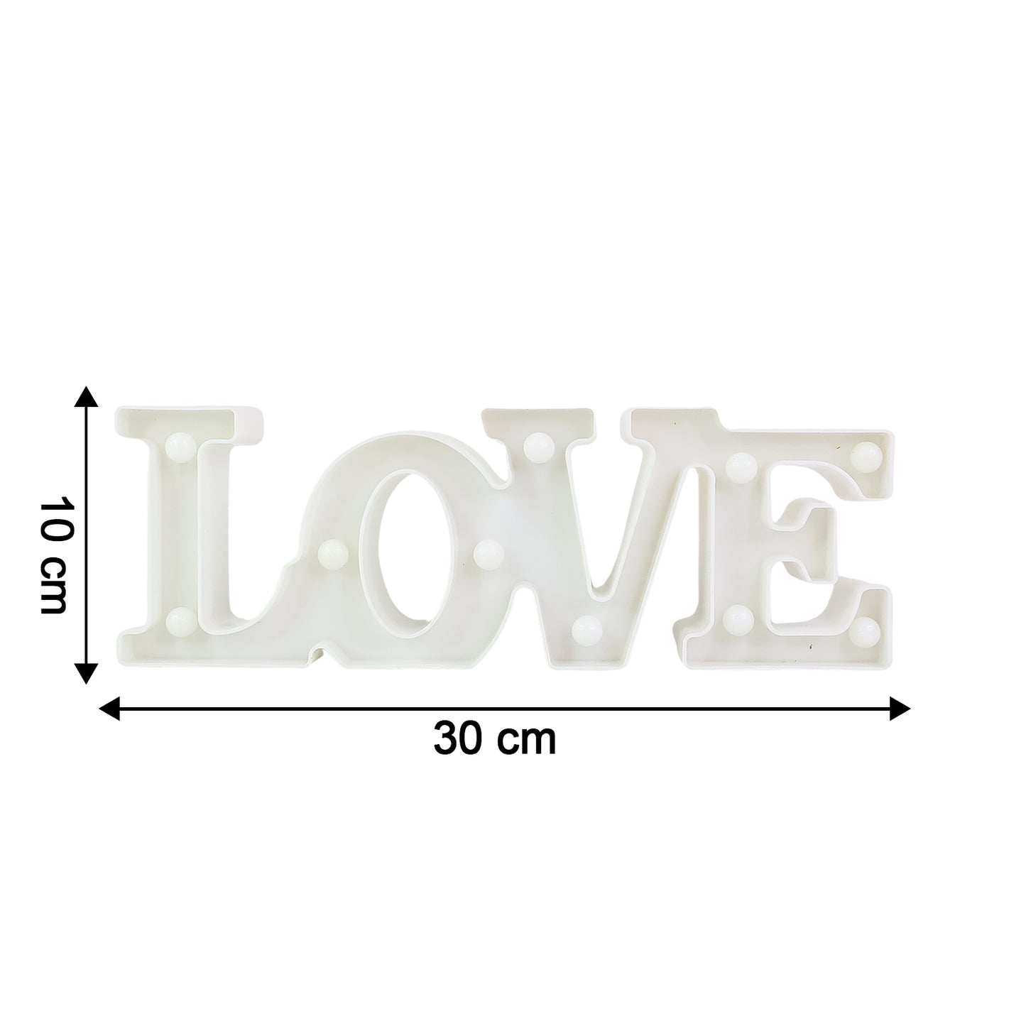 Love Shaped Led Decorative Night Light (1 Pc)