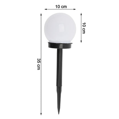 Solar-powered Led Garden Globe Pathway Light (1 Pc)