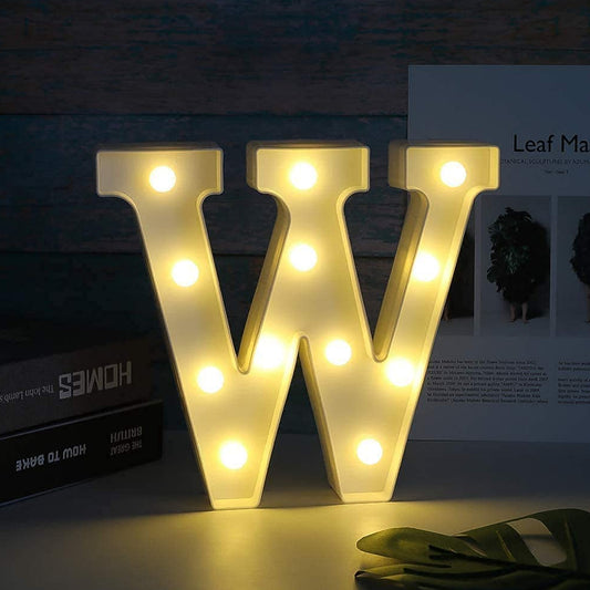 W Shaped Led Decorative Night Light (1 Pc)