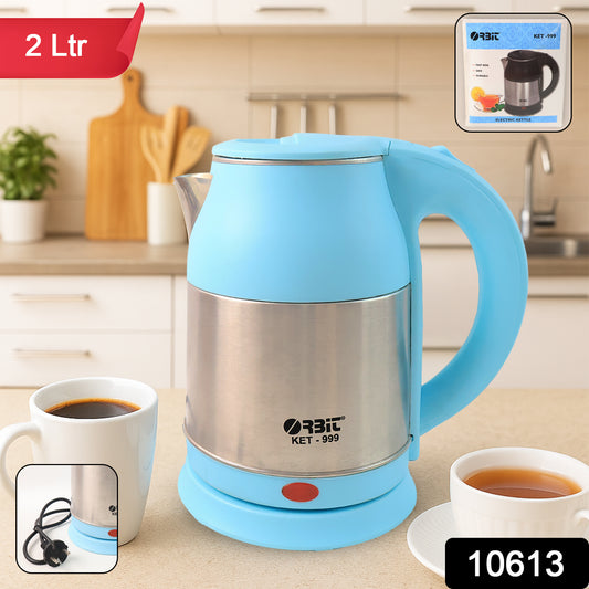 Orbit Electric Kettle With Stainless Steel Body (1 Pc  2 Ltr)