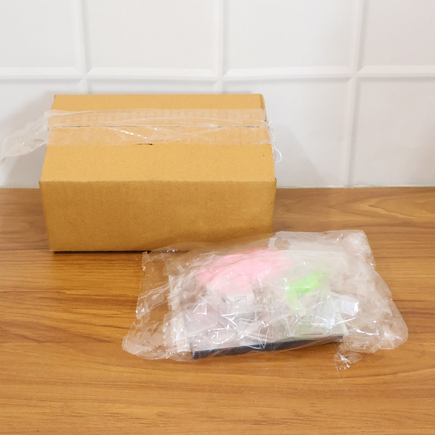 Decorative Tulip Flower Led Cube Night Lamp Set (1 Set  Mix Color)