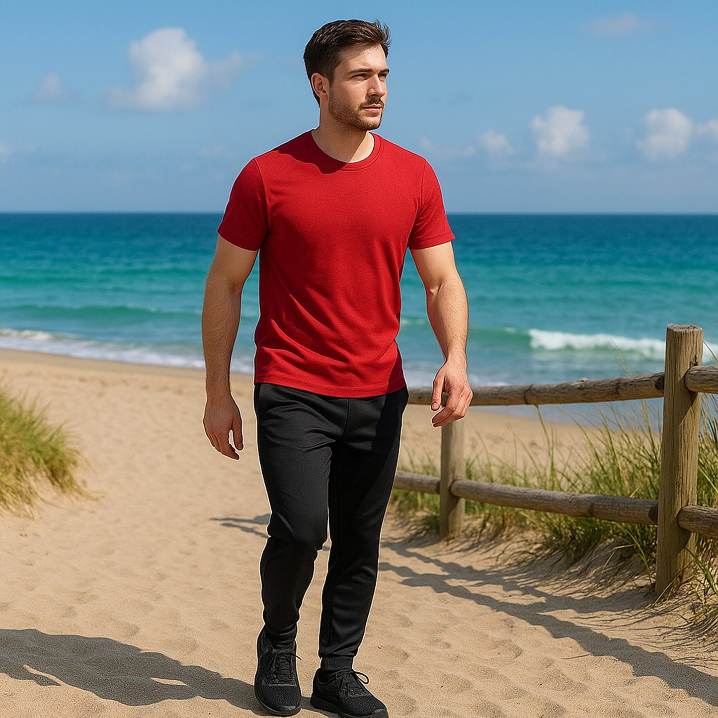 Premium Comfort Fit Mens Track Pant (Size Large)