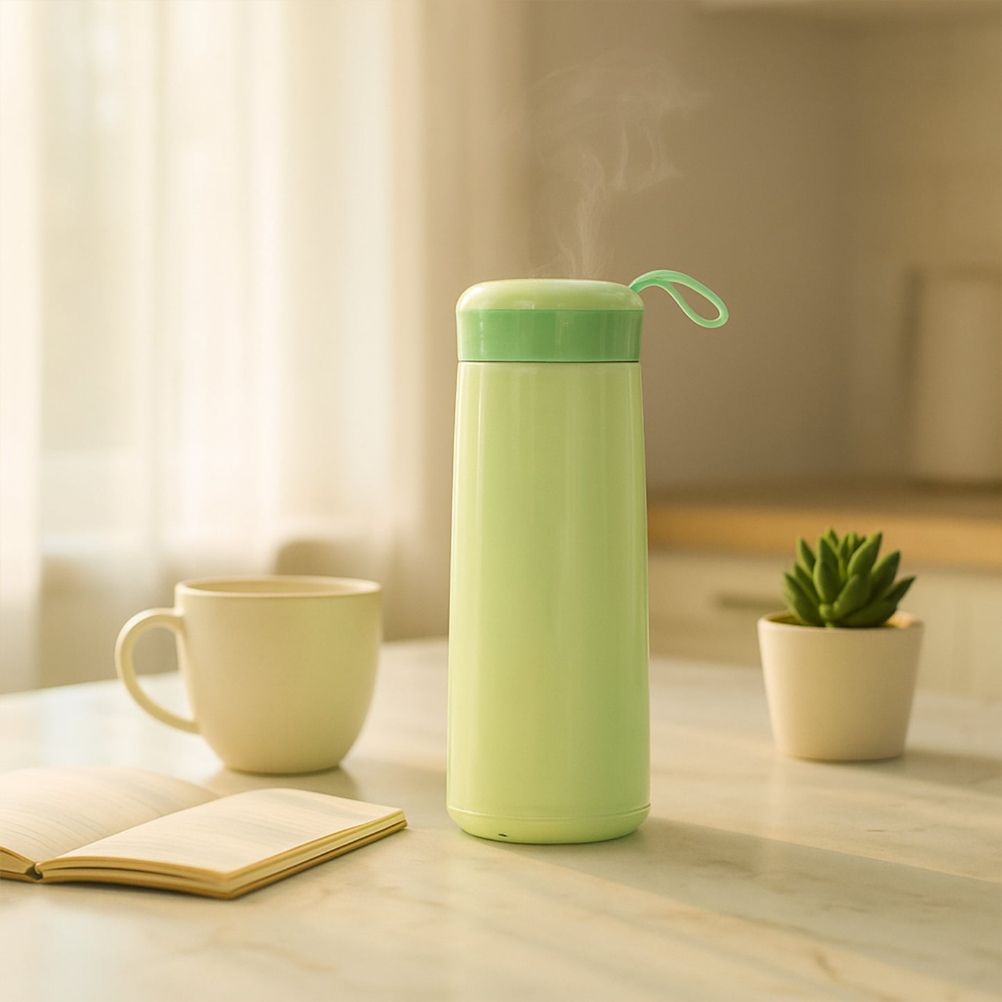 Leak-proof Plastic Vaccum Flask - (1 Pc  400ml)