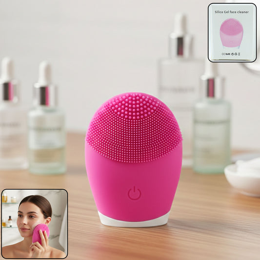 Premium Silicone Electric Facial Cleansing Brush (1 Pc)