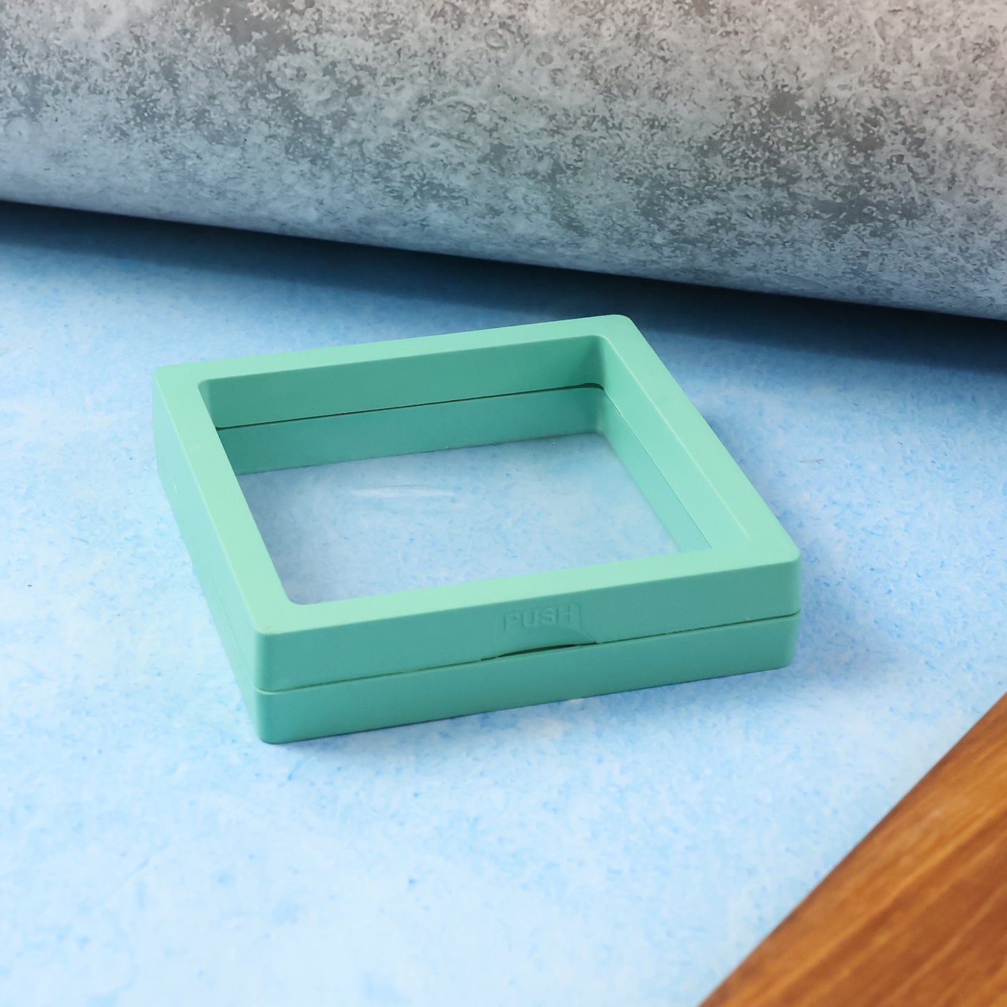 Transparent Jewellery Display Box (9x9 Cm  1 Pc)