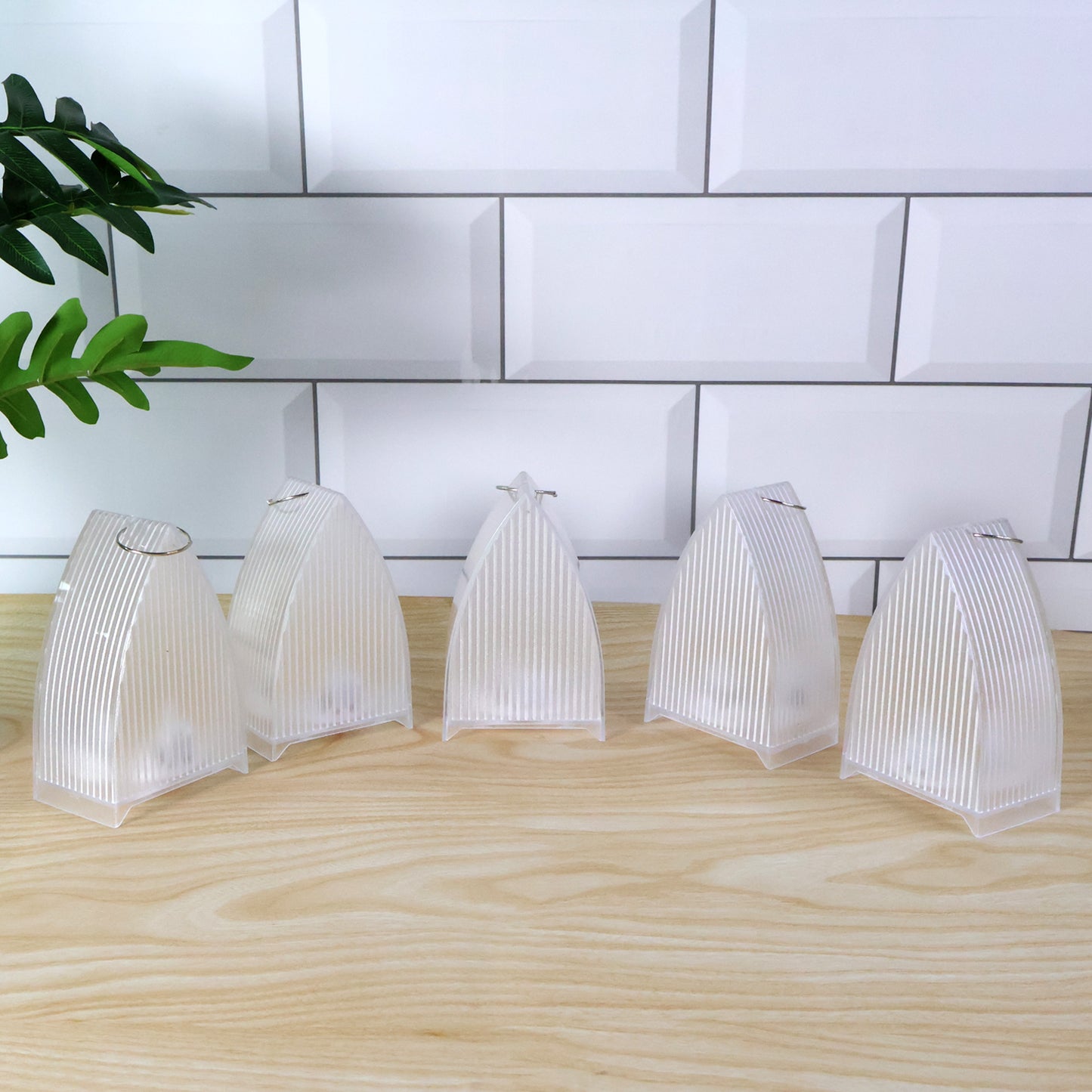 Led Flameless Decorative Lantern Lights - (5 Pc  Set)