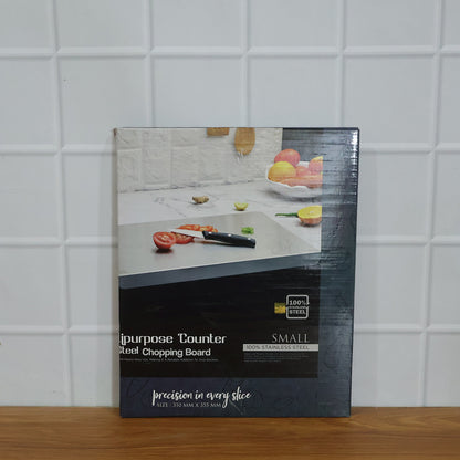 Stainless Steel Chopping Board 35.5x29 Cm 1mm Thickness 1 Pc