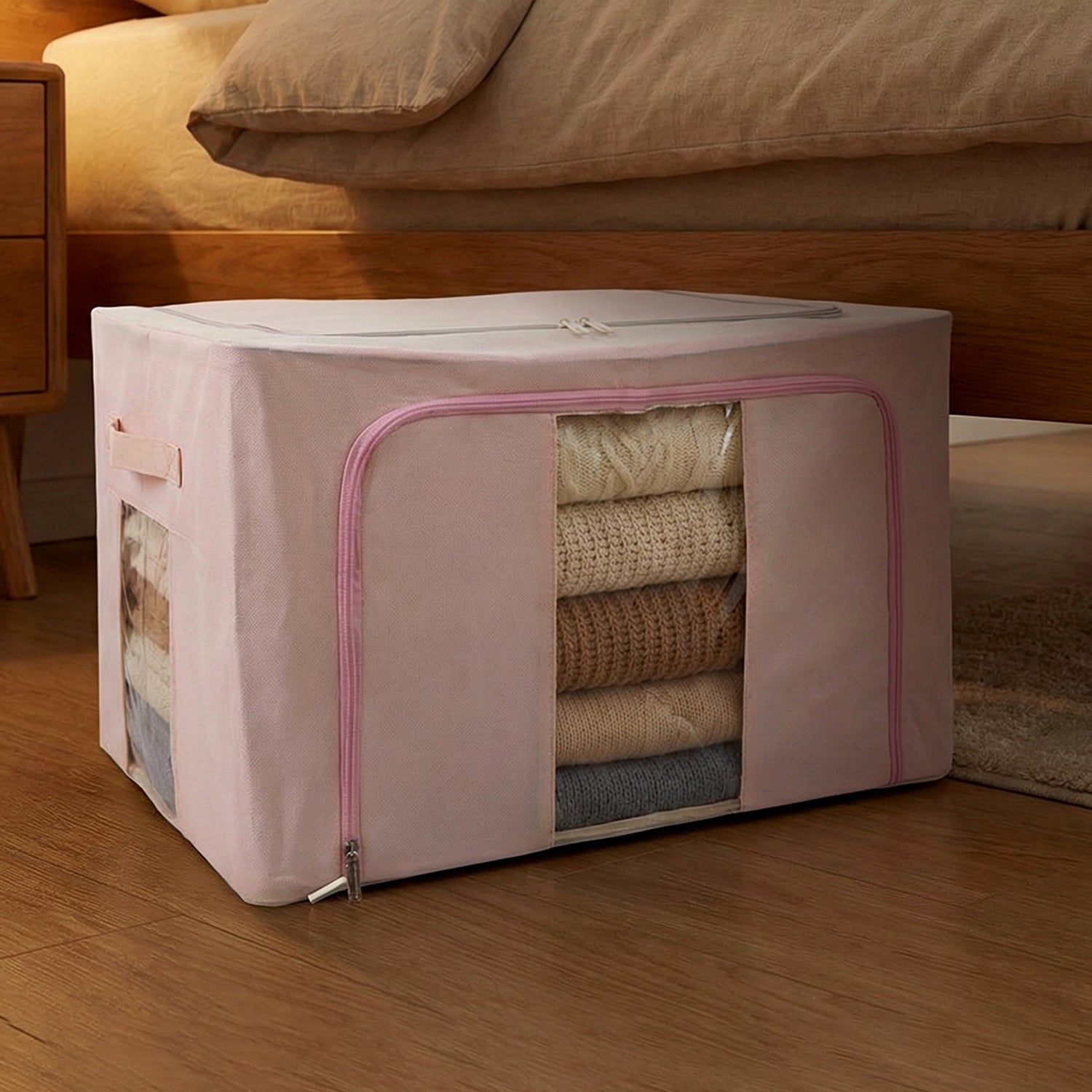 Foldable Fabric Clothes Storage Organizer Box (33  49 Cm 1 Pc)