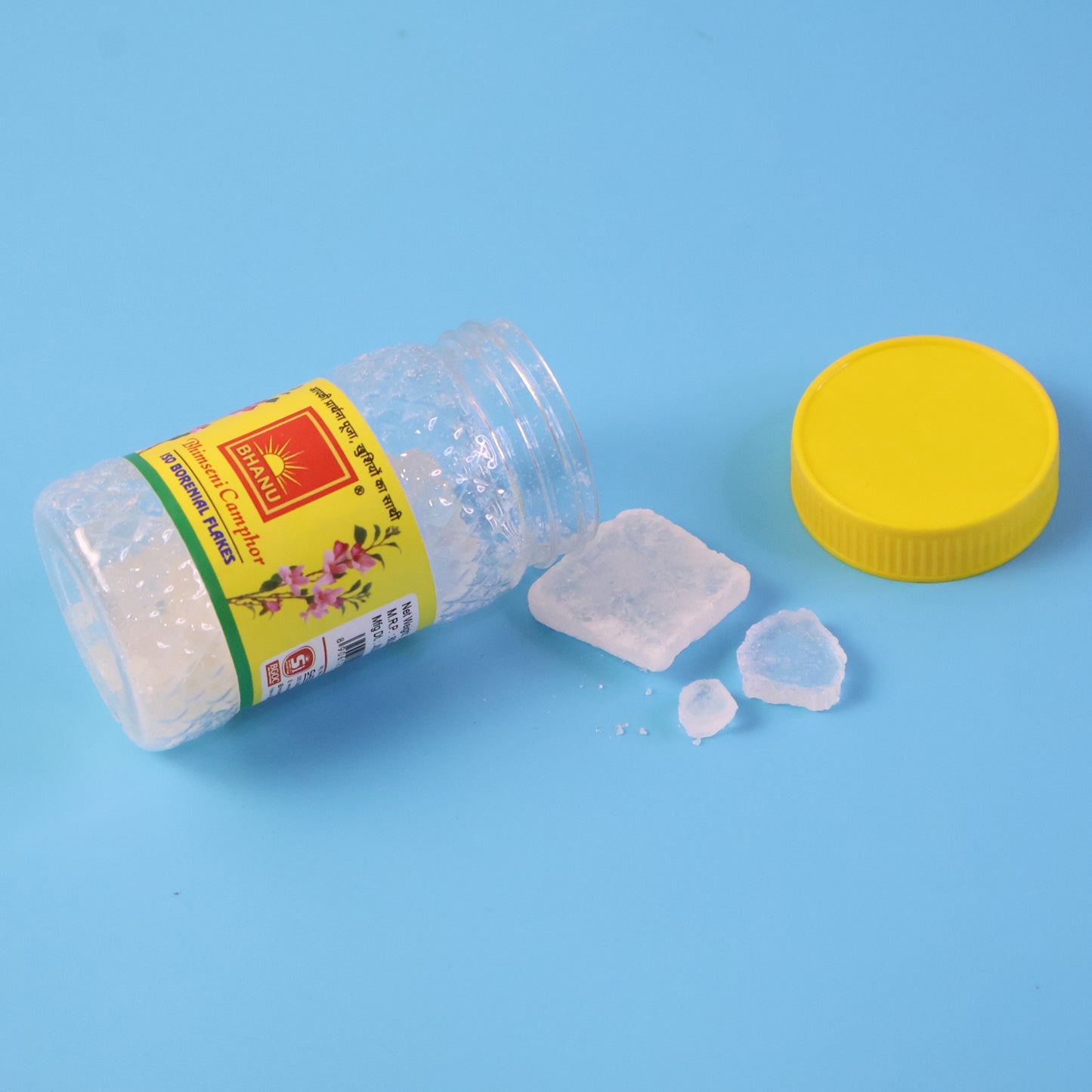 Premium Bhimseni Camphor Iso Borneol Flakes (20gm  1 Pc)