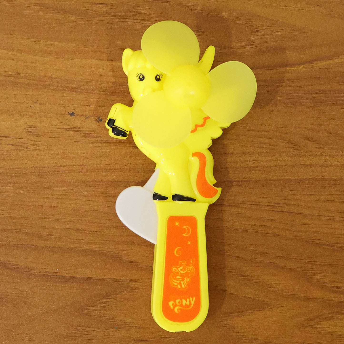 Hand Press Mini Portable Cartoon Fan Toy (1 Pc Mix Color  Design)