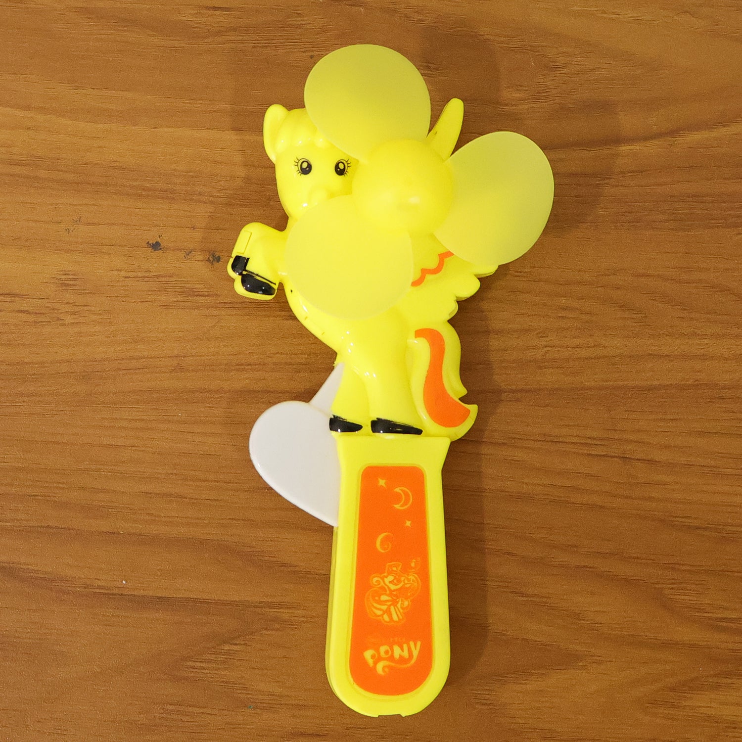 Hand Press Mini Portable Cartoon Fan Toy (1 Pc Mix Color  Design)