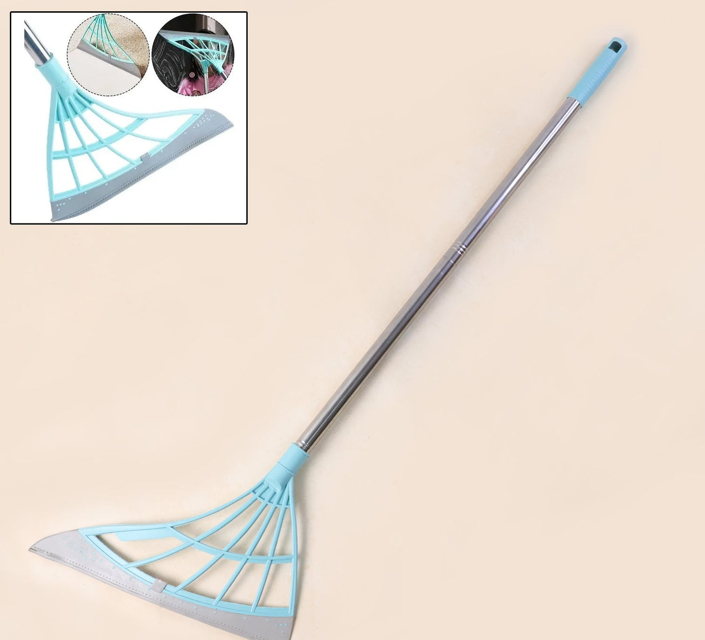 Durable Eco-friendly Broom With Scraper