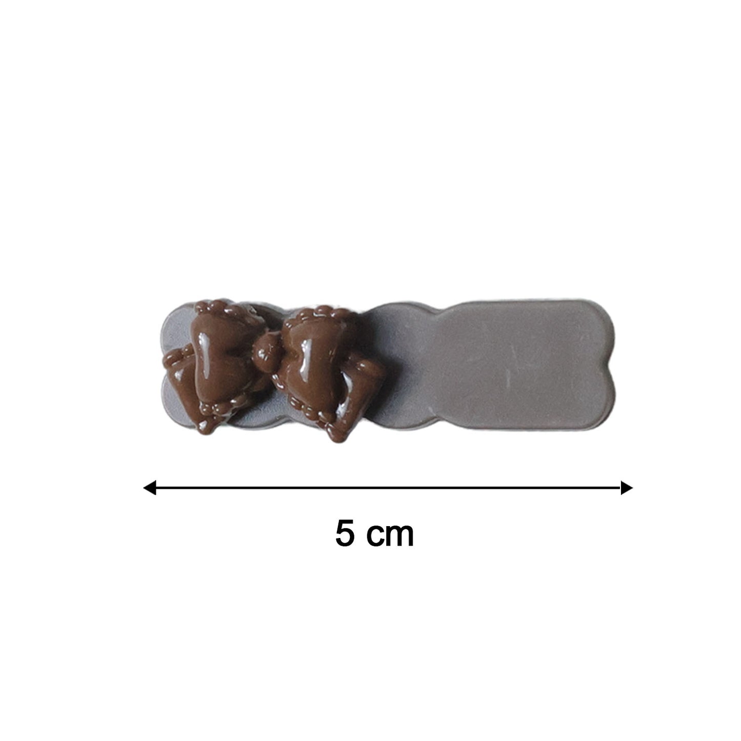 Elegant Bow Design Hair Clips Set (4 Pc)