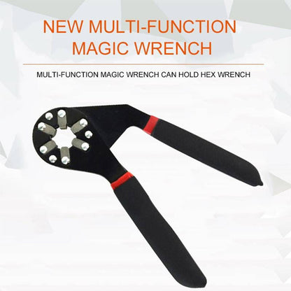 Multi-function Hexagon Universal Wrench Adjustable Bionic Plier Spanner Repair Hand Tool (Small) Single Sided Bionic Wrench Household Repairing Wrench Hand Tool