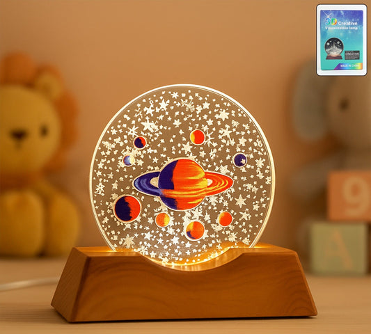 3d Creative Visualization Lamp  Led Night Ligh (1 Pc)