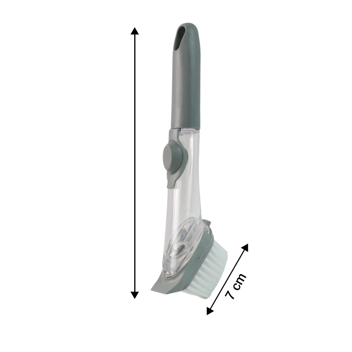2 In 1 Soap-dispensing Dish Brush - (Set)