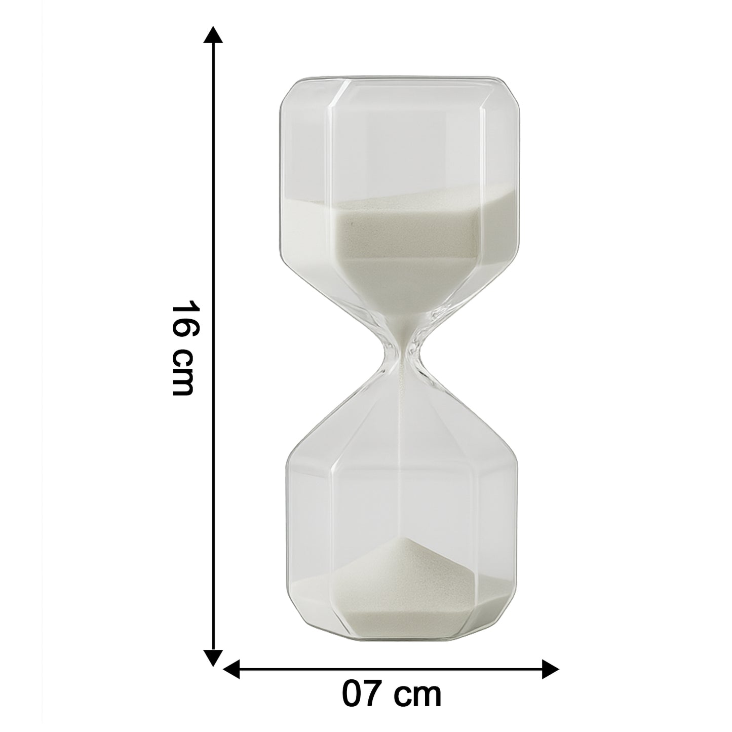Elegant Glass Hourglass Sand Timer (1 Pc)