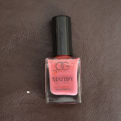Og Beauty Perfect Pink Mattify Nail Paint (10 Ml  1 Pc)