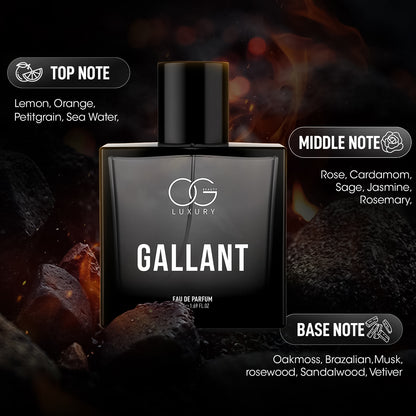Og Beauty Luxury Gallant Eau De Parfum (50ml  1 Pc)